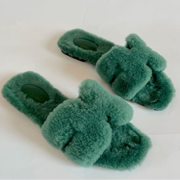 Hermes Oran shearling sandal - Size 39 - Picture 8 of 14